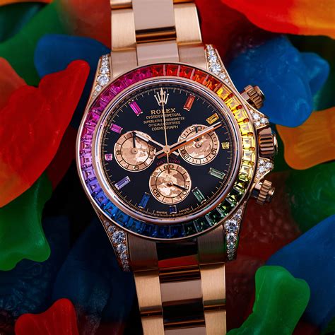 rolex daytona raimbow|Rolex rainbow daytona review.